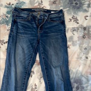 Blue American Eagle Skinny Jeans
